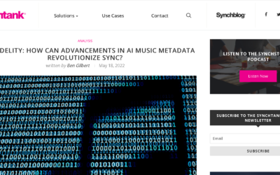 Synchtank & Cyanite Interview: Revolutionizing Sync with AI Music Metadata
