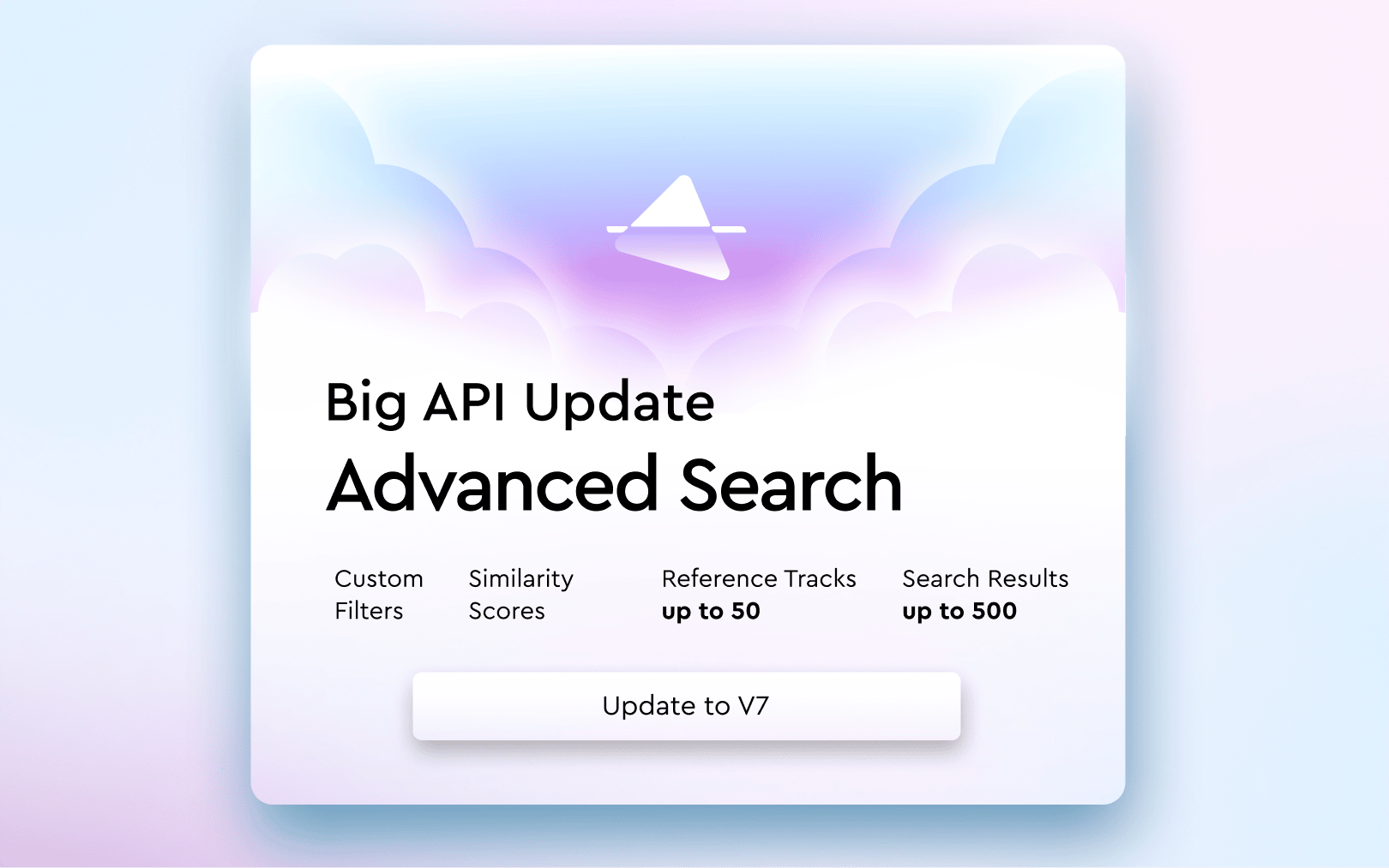 Discover our latest feature: Cyanite Advanced Search (API only)